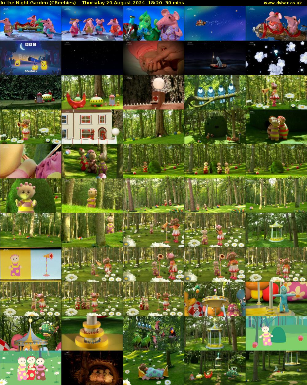 In the Night Garden (CBeebies) Thursday 29 August 2024 18:20 - 18:50
