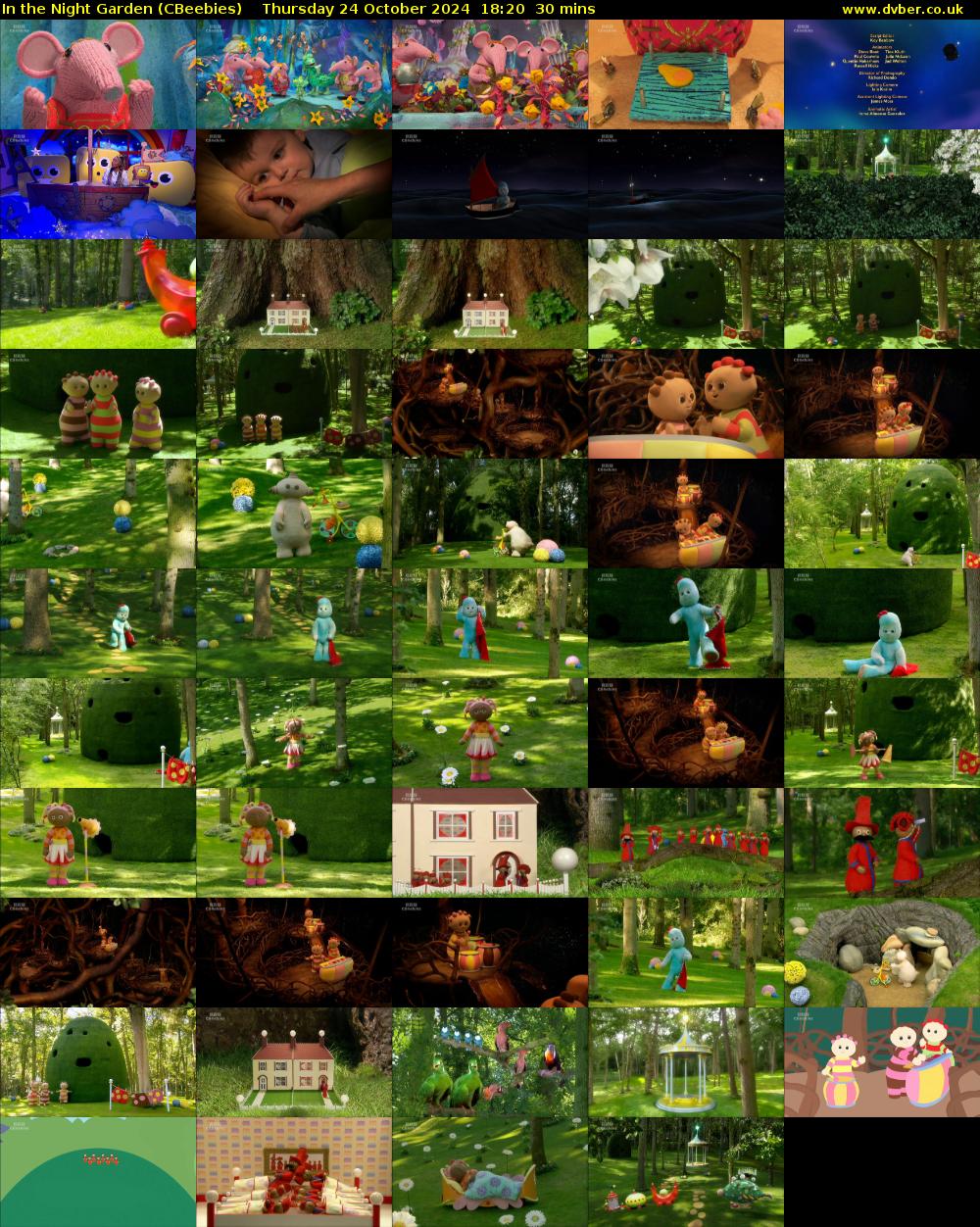 In the Night Garden (CBeebies) Thursday 24 October 2024 18:20 - 18:50