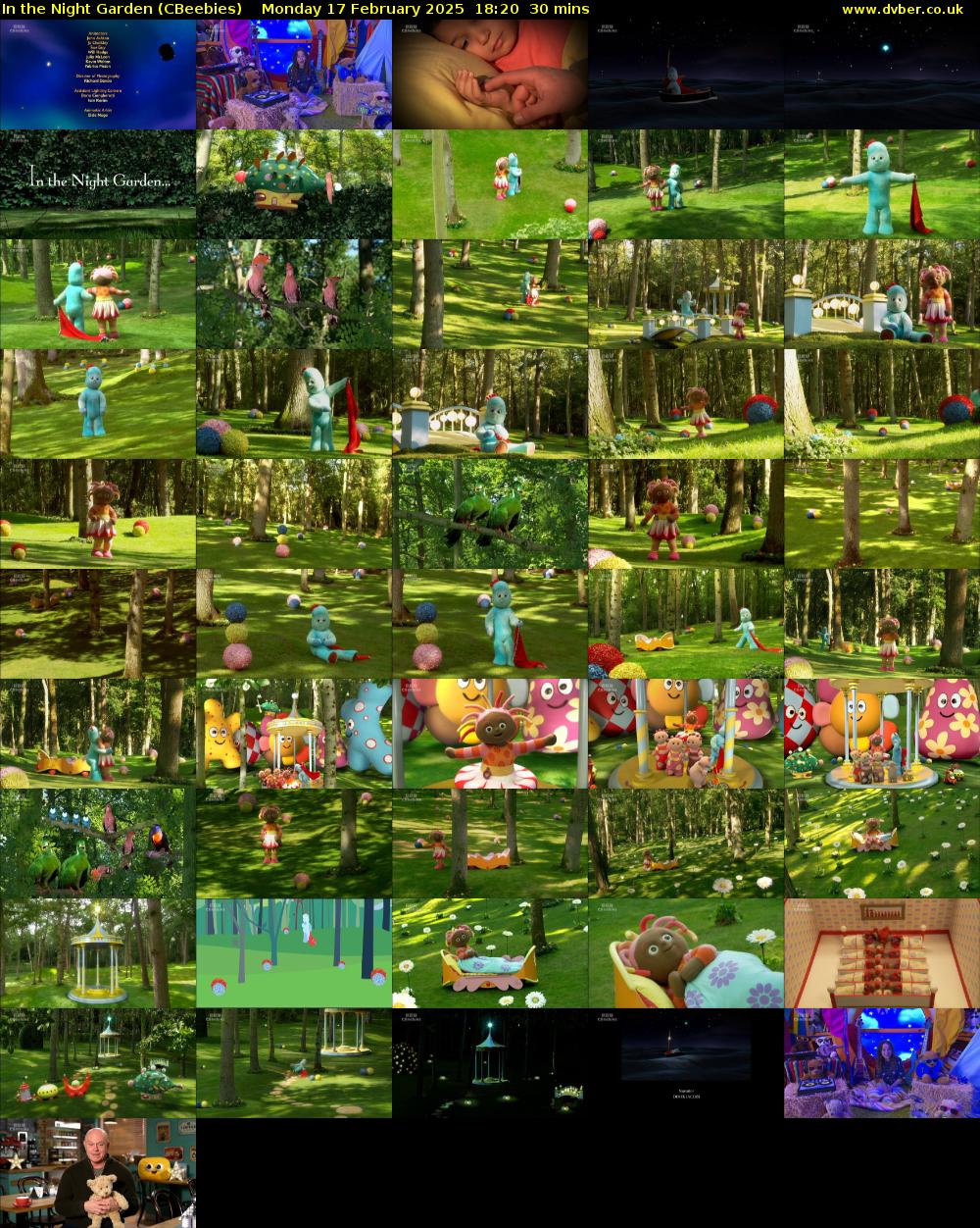 In the Night Garden (CBeebies) Monday 17 February 2025 18:20 - 18:50