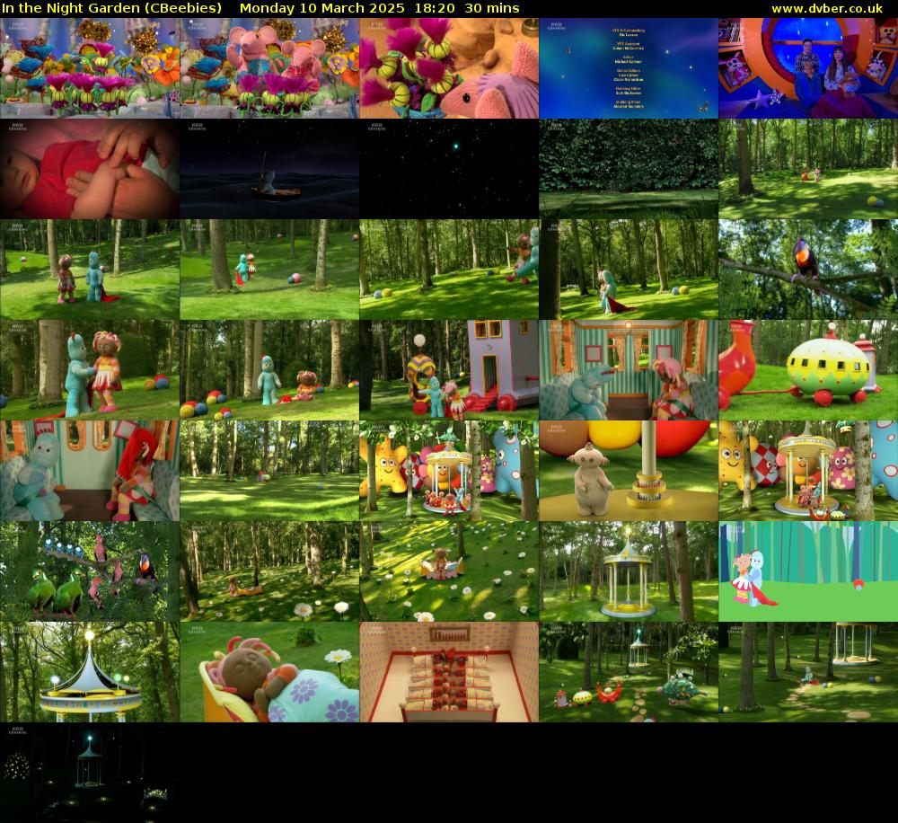 In the Night Garden (CBeebies) Monday 10 March 2025 18:20 - 18:50