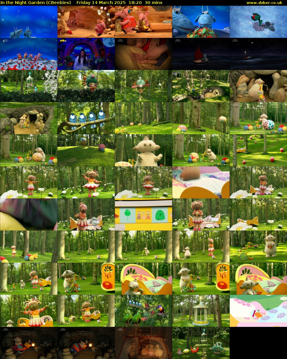 In the Night Garden (CBeebies) Friday 14 March 2025 18:20 - 18:50