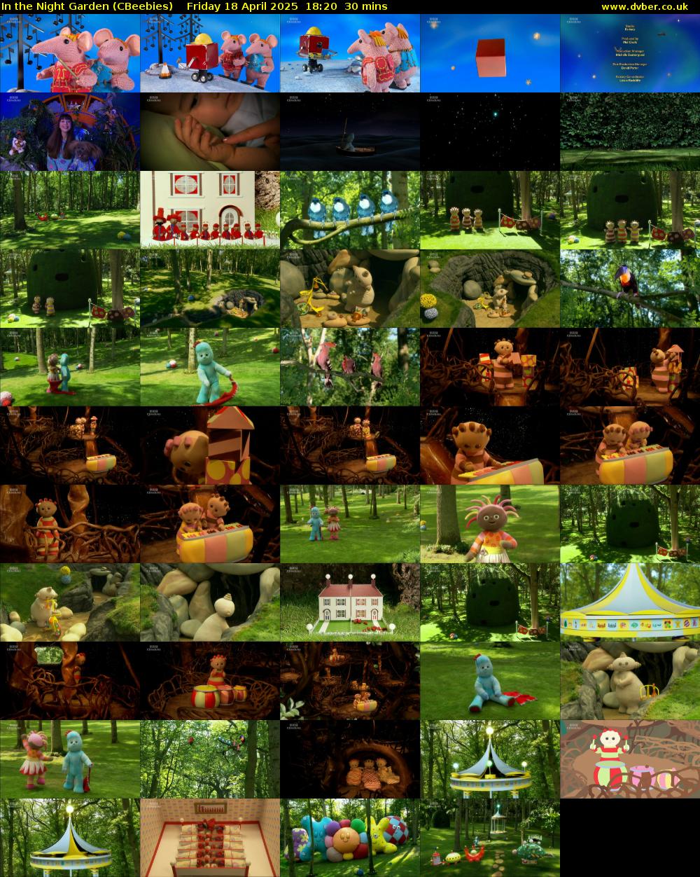 In the Night Garden (CBeebies) Friday 18 April 2025 18:20 - 18:50