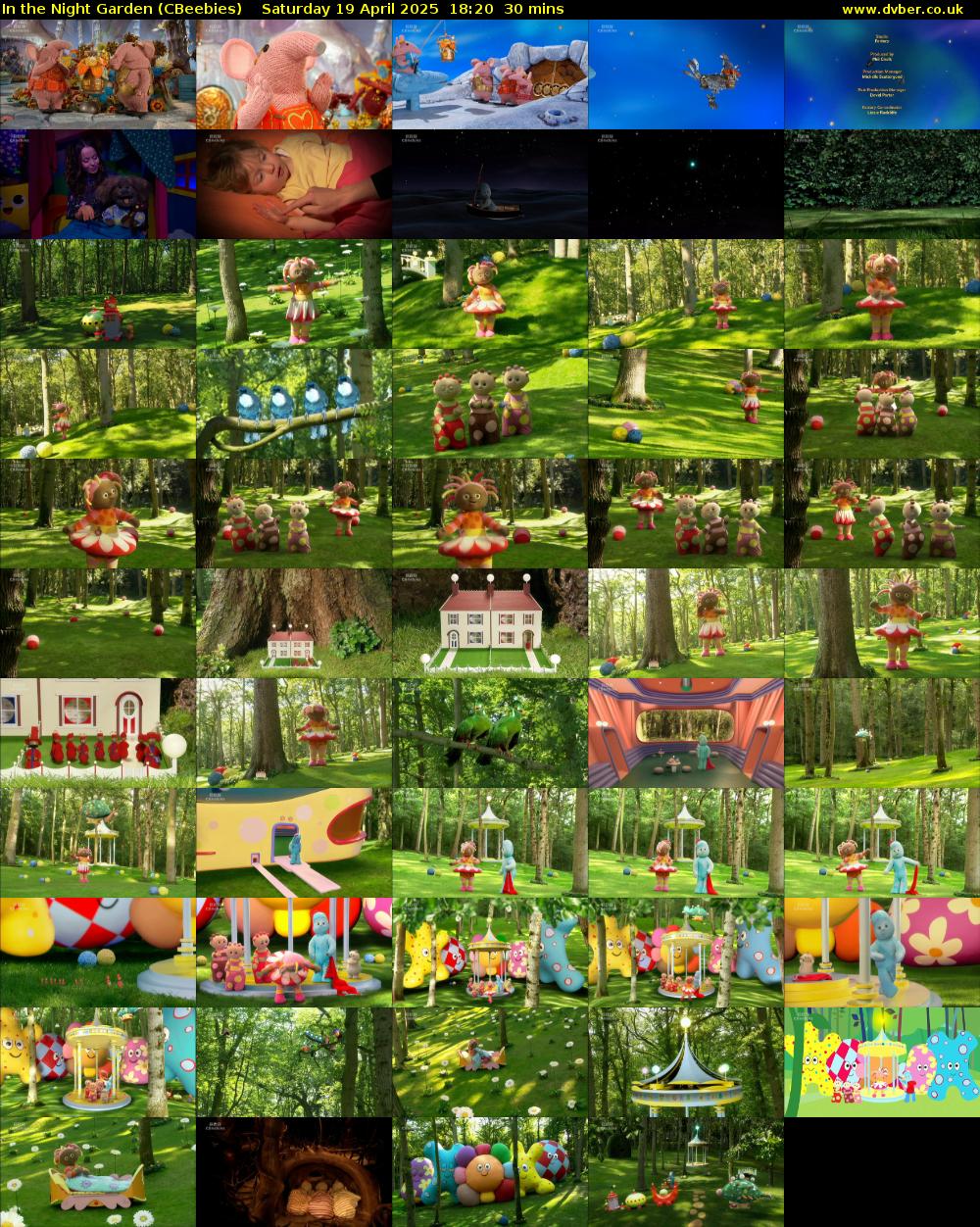 In the Night Garden (CBeebies) Saturday 19 April 2025 18:20 - 18:50