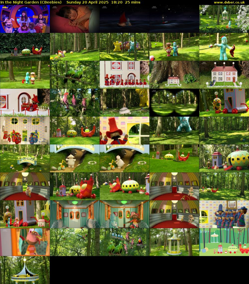 In the Night Garden (CBeebies) Sunday 20 April 2025 18:20 - 18:45