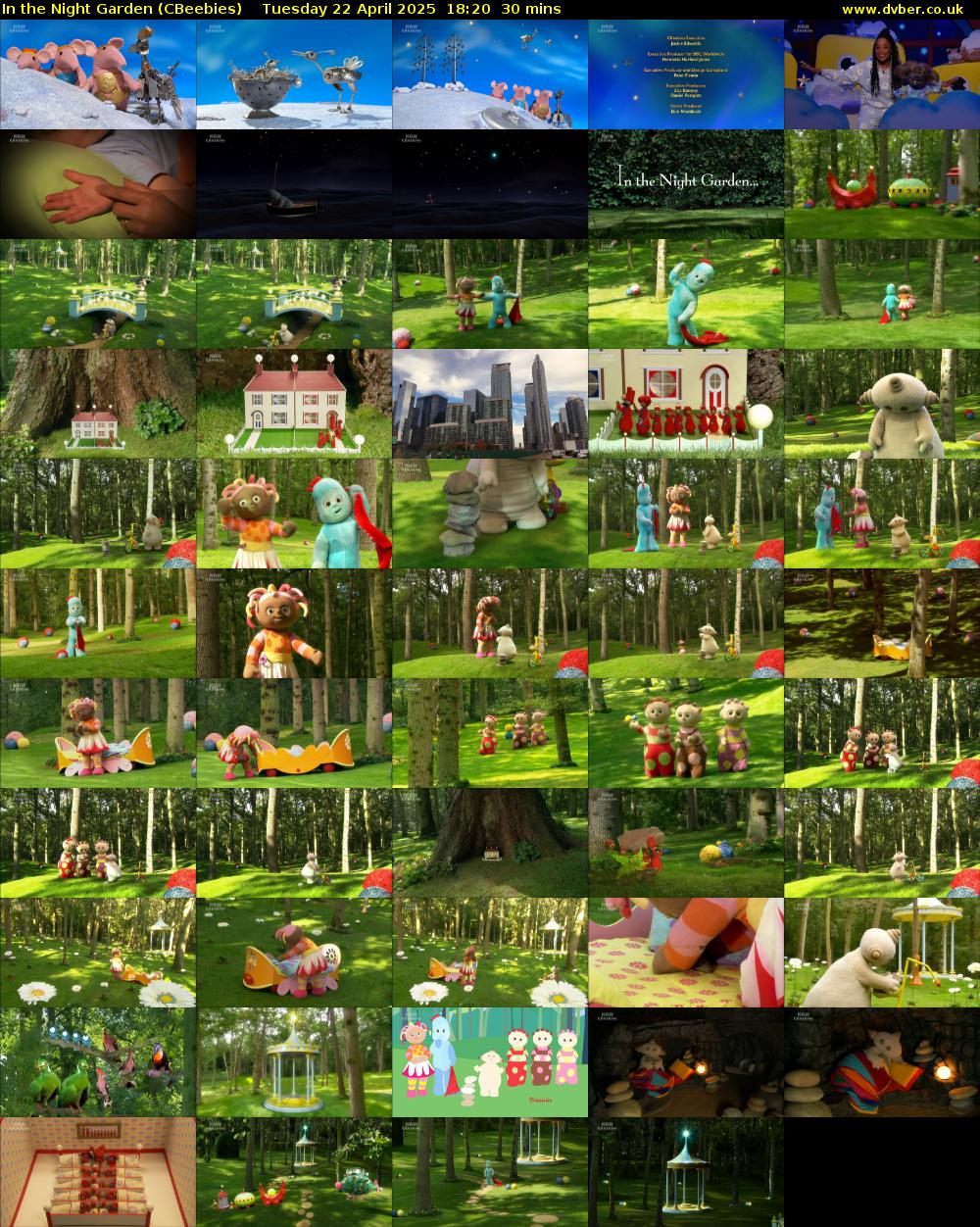 In the Night Garden (CBeebies) Tuesday 22 April 2025 18:20 - 18:50