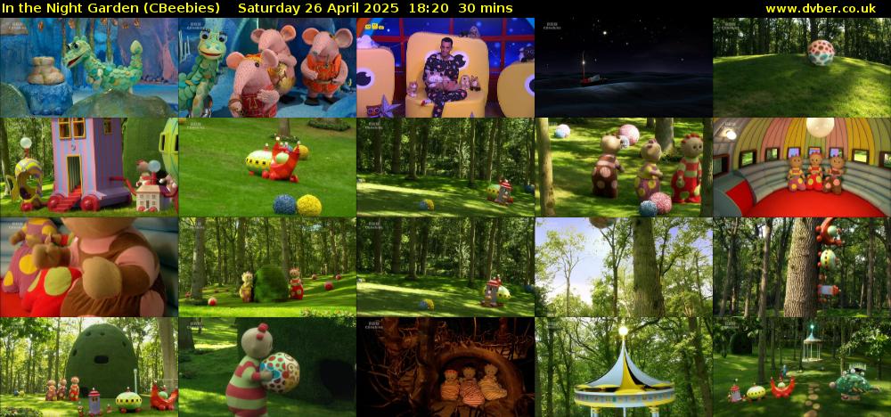 In the Night Garden (CBeebies) Saturday 26 April 2025 18:20 - 18:50