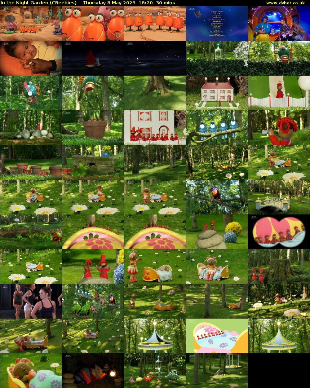 In the Night Garden (CBeebies) Thursday 8 May 2025 18:20 - 18:50
