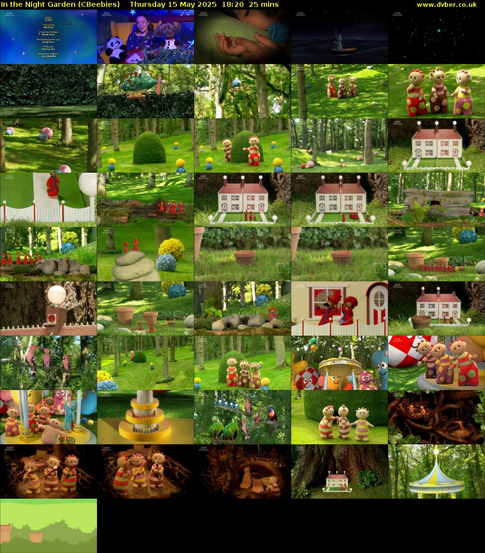 In the Night Garden (CBeebies) Thursday 15 May 2025 18:20 - 18:45