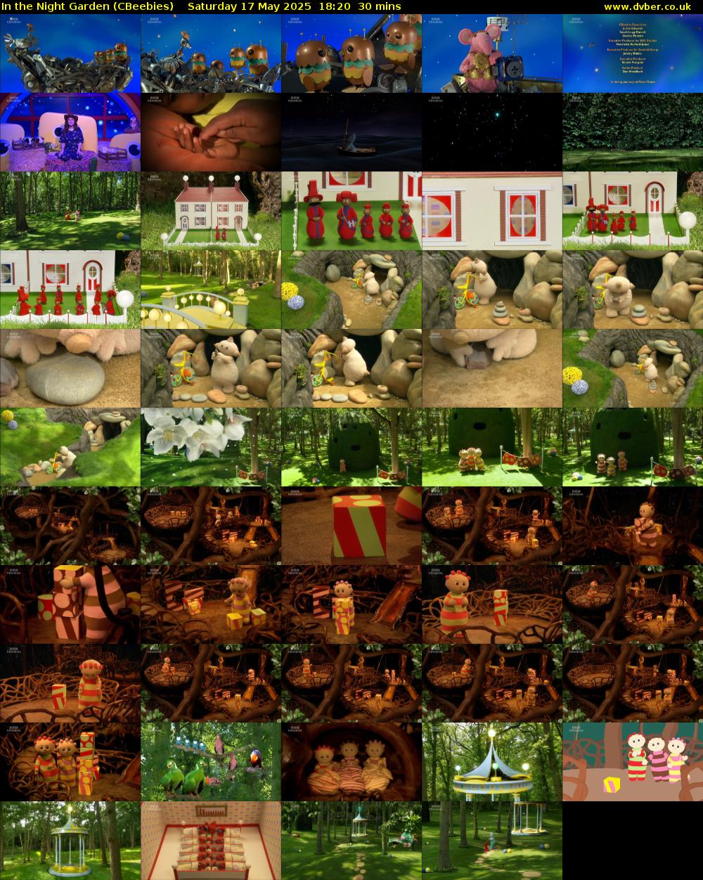 In the Night Garden (CBeebies) Saturday 17 May 2025 18:20 - 18:50
