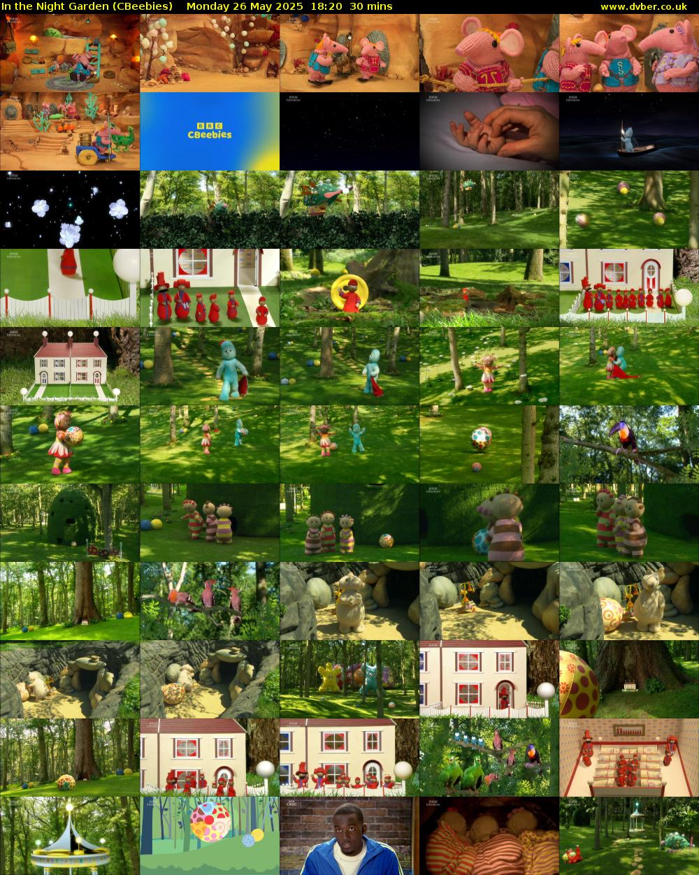 In the Night Garden (CBeebies) Monday 26 May 2025 18:20 - 18:50