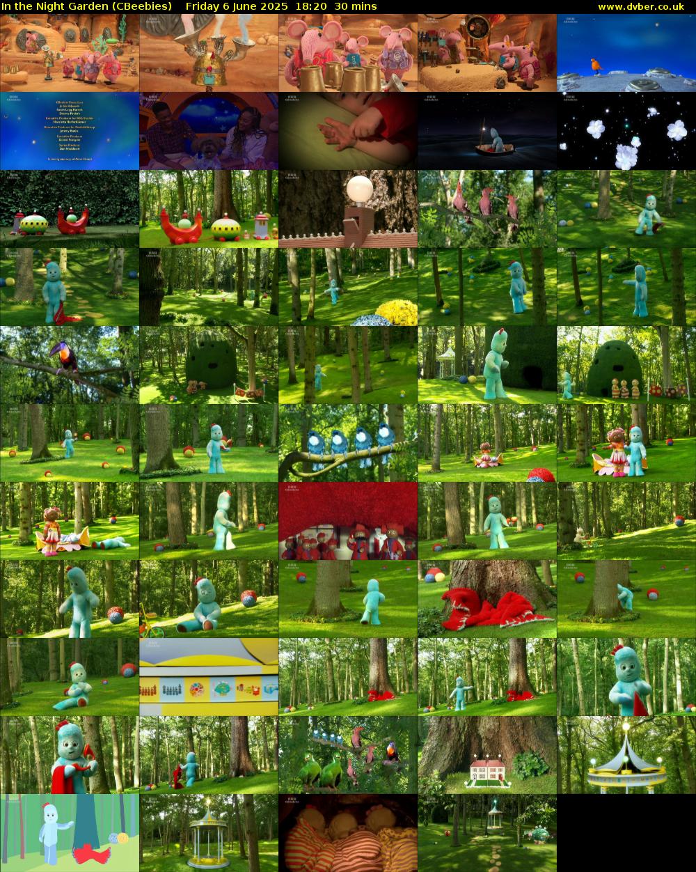 In the Night Garden (CBeebies) Friday 6 June 2025 18:20 - 18:50