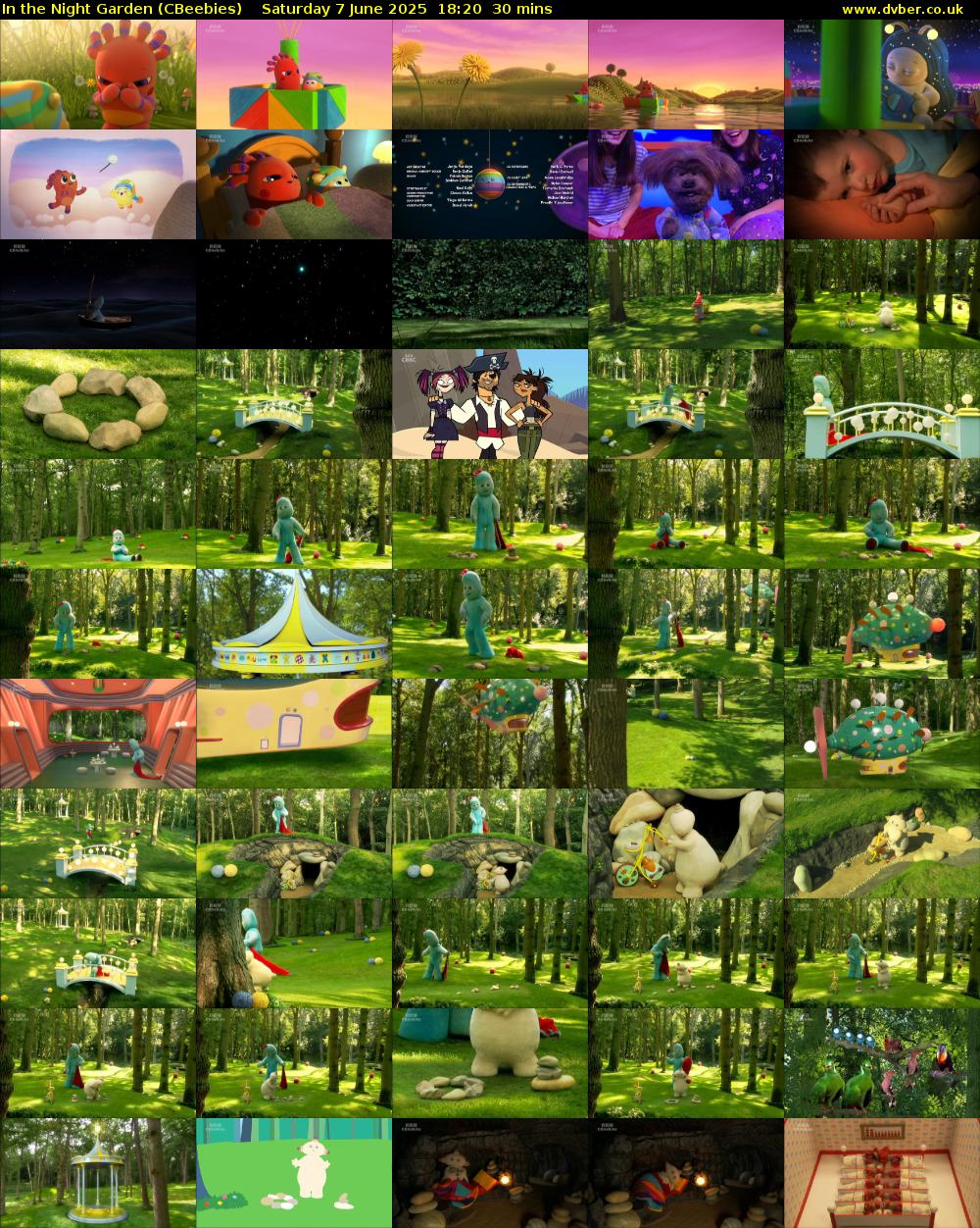 In the Night Garden (CBeebies) Saturday 7 June 2025 18:20 - 18:50