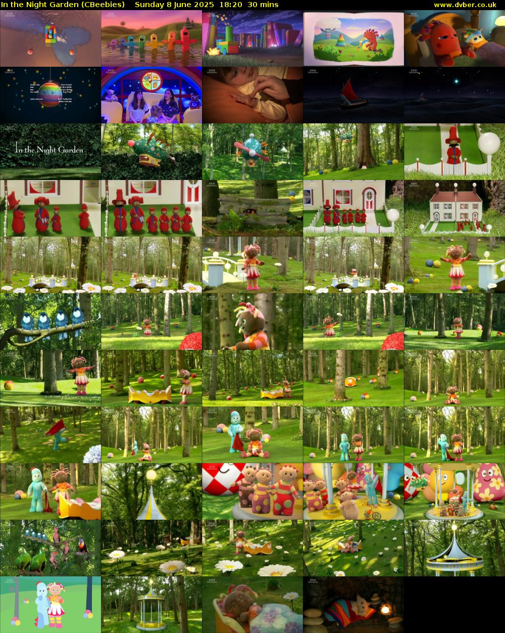 In the Night Garden (CBeebies) Sunday 8 June 2025 18:20 - 18:50
