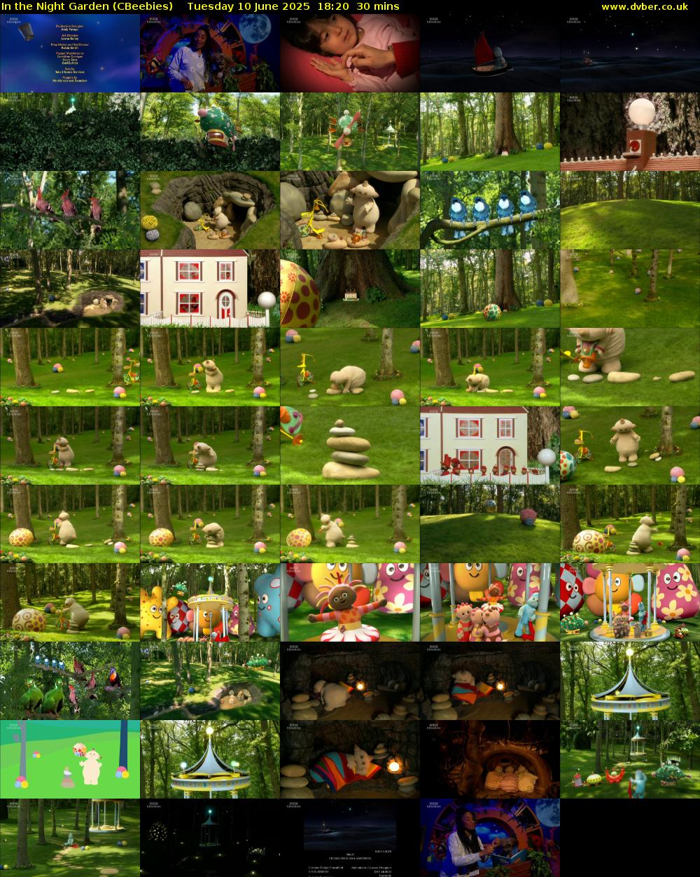 In the Night Garden (CBeebies) Tuesday 10 June 2025 18:20 - 18:50