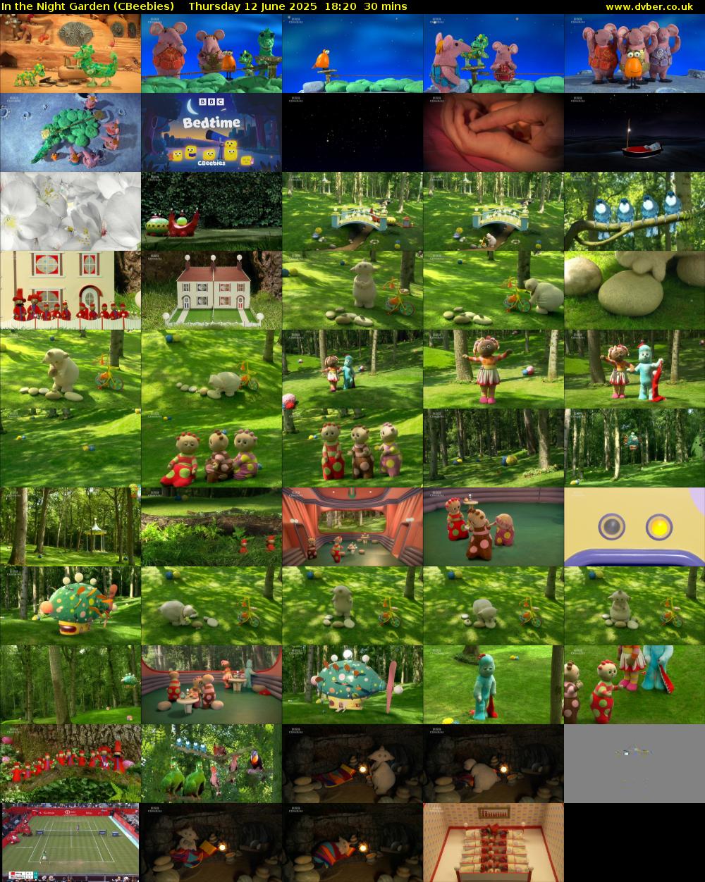 In the Night Garden (CBeebies) Thursday 12 June 2025 18:20 - 18:50