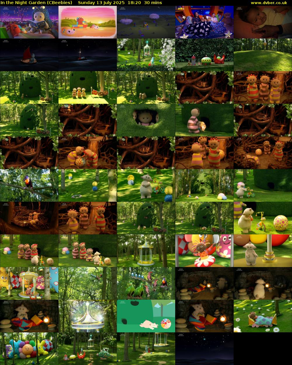 In the Night Garden (CBeebies) Sunday 13 July 2025 18:20 - 18:50