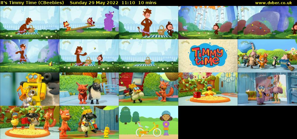 It's Timmy Time (CBeebies) Sunday 29 May 2022 11:10 - 11:20