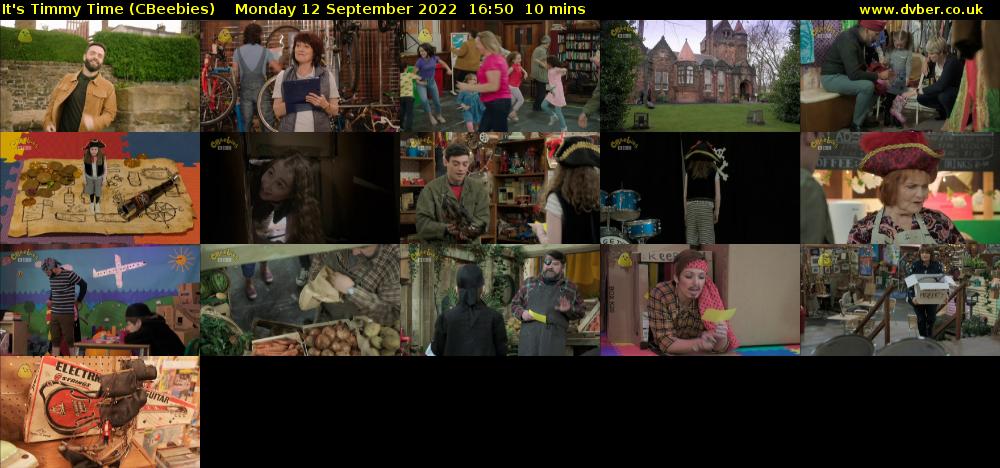 It's Timmy Time (CBeebies) Monday 12 September 2022 16:50 - 17:00