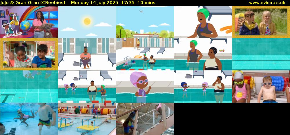 JoJo & Gran Gran (CBeebies) Monday 14 July 2025 17:35 - 17:45