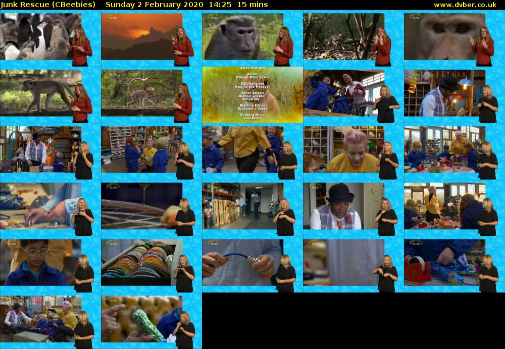Junk Rescue (CBeebies) Sunday 2 February 2020 14:25 - 14:40