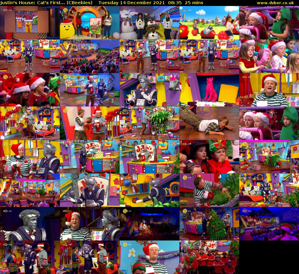 Justin's House: Cat's First... (CBeebies) Tuesday 14 December 2021 08:35 - 09:00