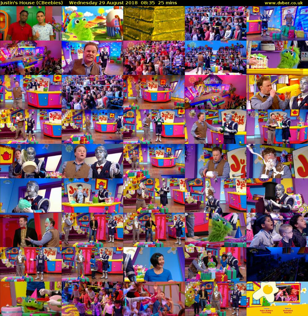 Justin's House (CBeebies) Wednesday 29 August 2018 08:35 - 09:00