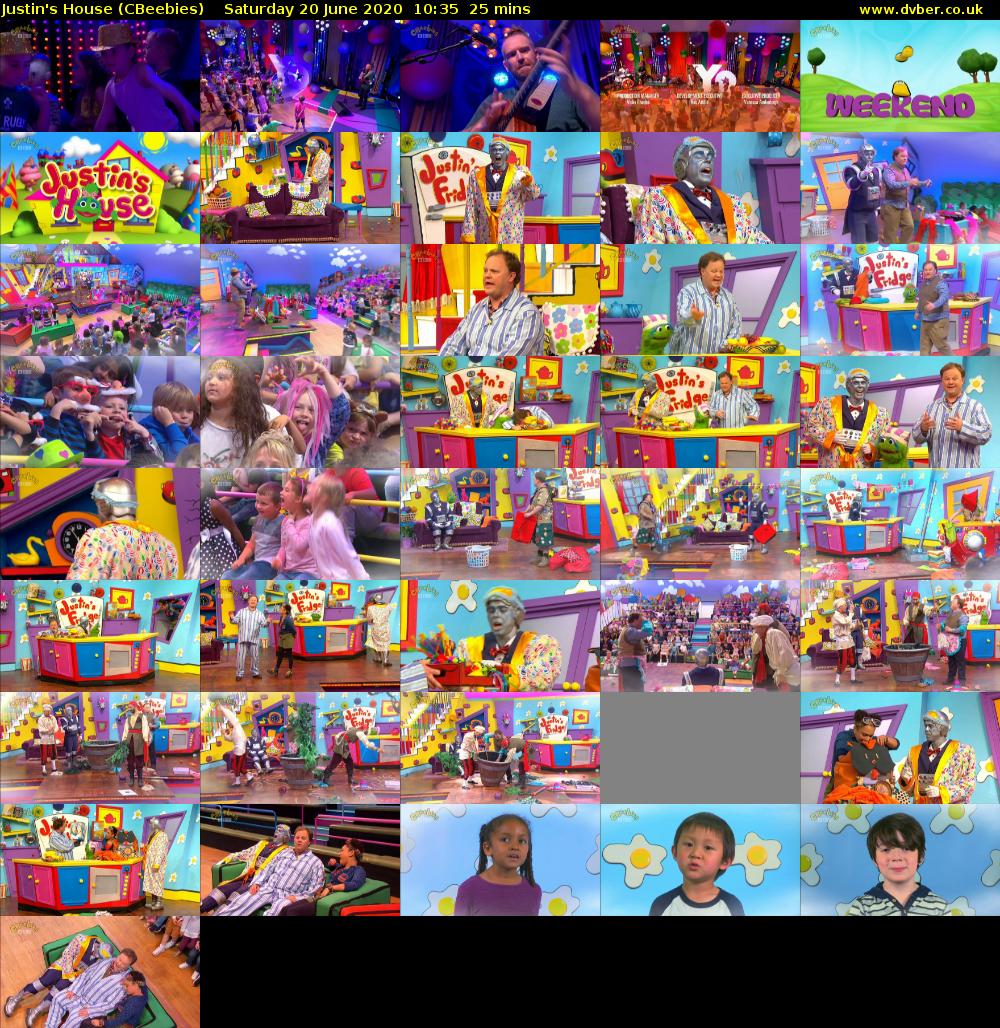 Justin's House (CBeebies) Saturday 20 June 2020 10:35 - 11:00