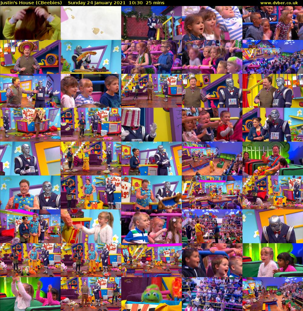 Justin's House (CBeebies) Sunday 24 January 2021 10:30 - 10:55