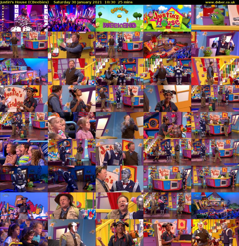 Justin's House (CBeebies) Saturday 30 January 2021 10:30 - 10:55
