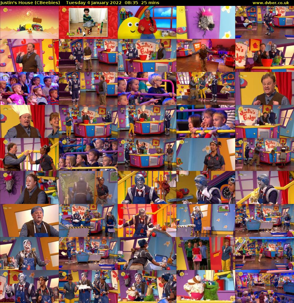 Justin's House (CBeebies) Tuesday 4 January 2022 08:35 - 09:00