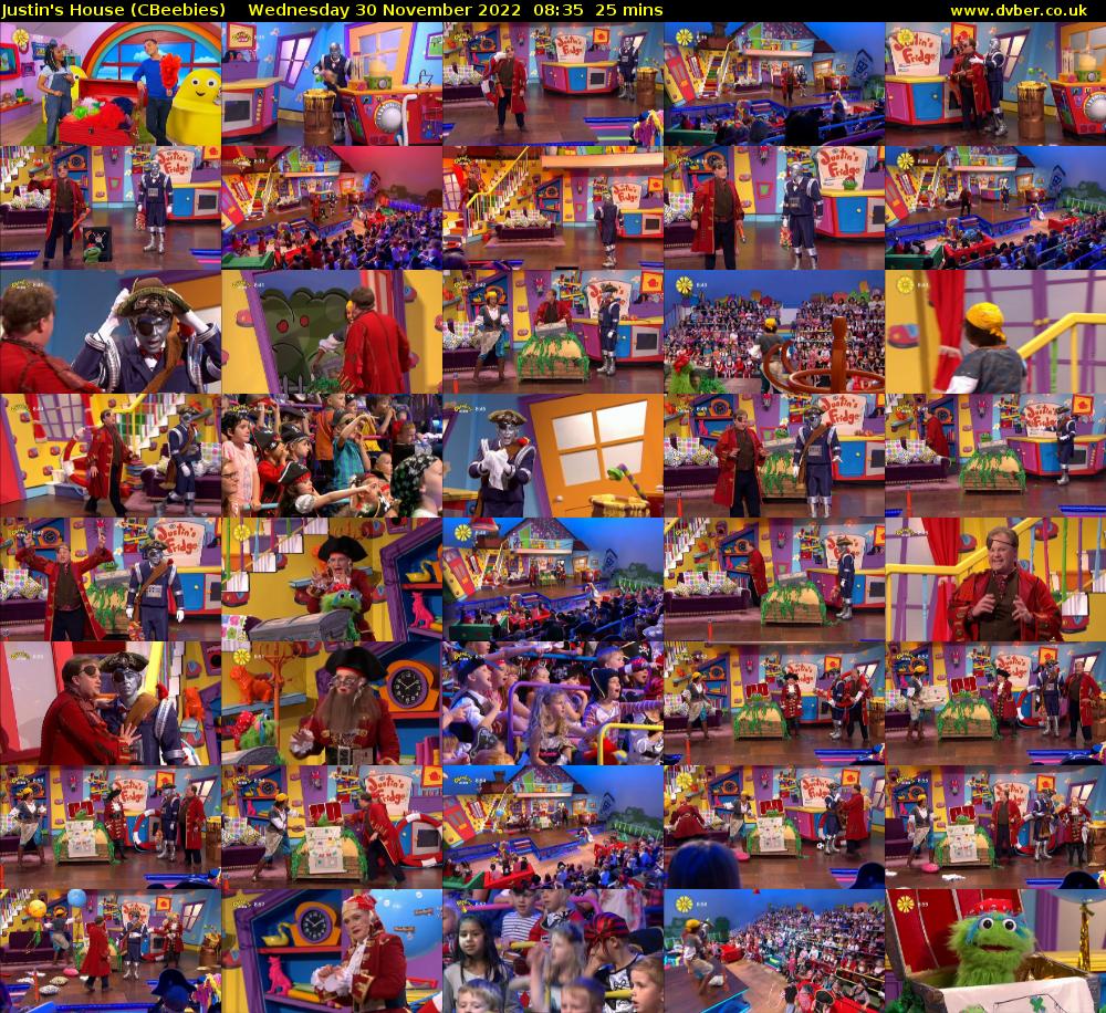 Justin's House (CBeebies) Wednesday 30 November 2022 08:35 - 09:00