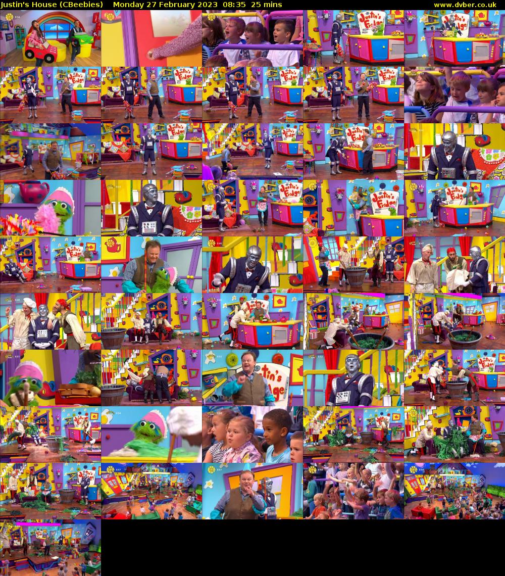 Justin's House (CBeebies) Monday 27 February 2023 08:35 - 09:00
