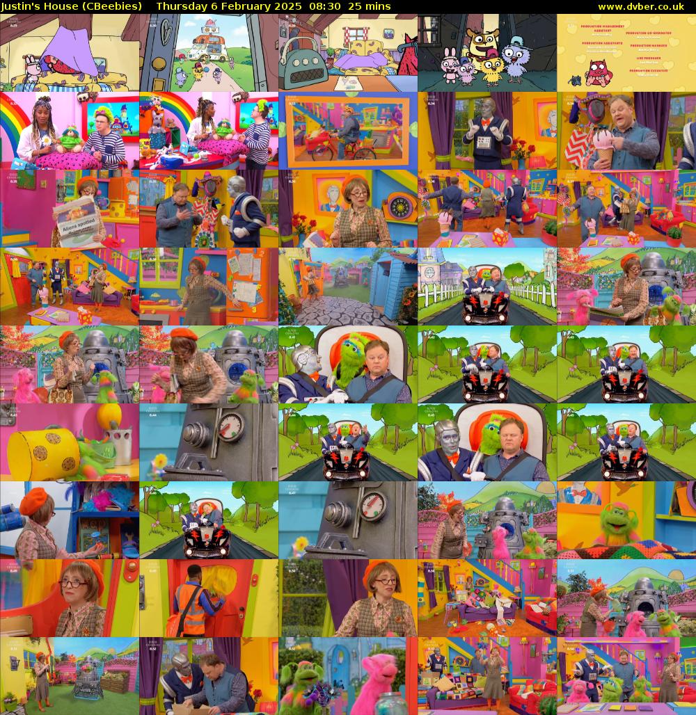 Justin's House (CBeebies) Thursday 6 February 2025 08:30 - 08:55