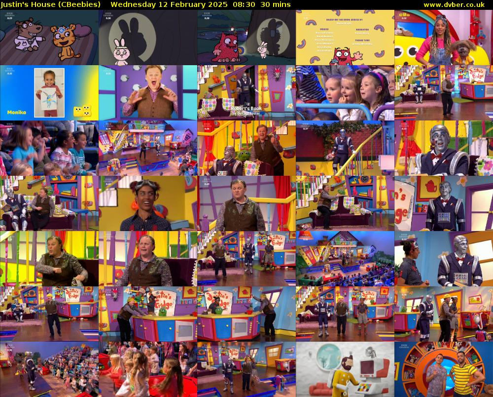 Justin's House (CBeebies) Wednesday 12 February 2025 08:30 - 09:00