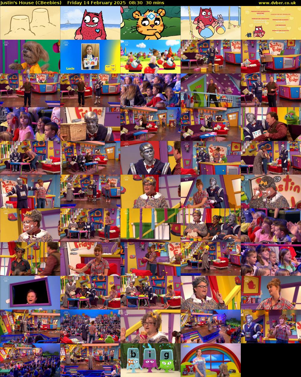 Justin's House (CBeebies) Friday 14 February 2025 08:30 - 09:00