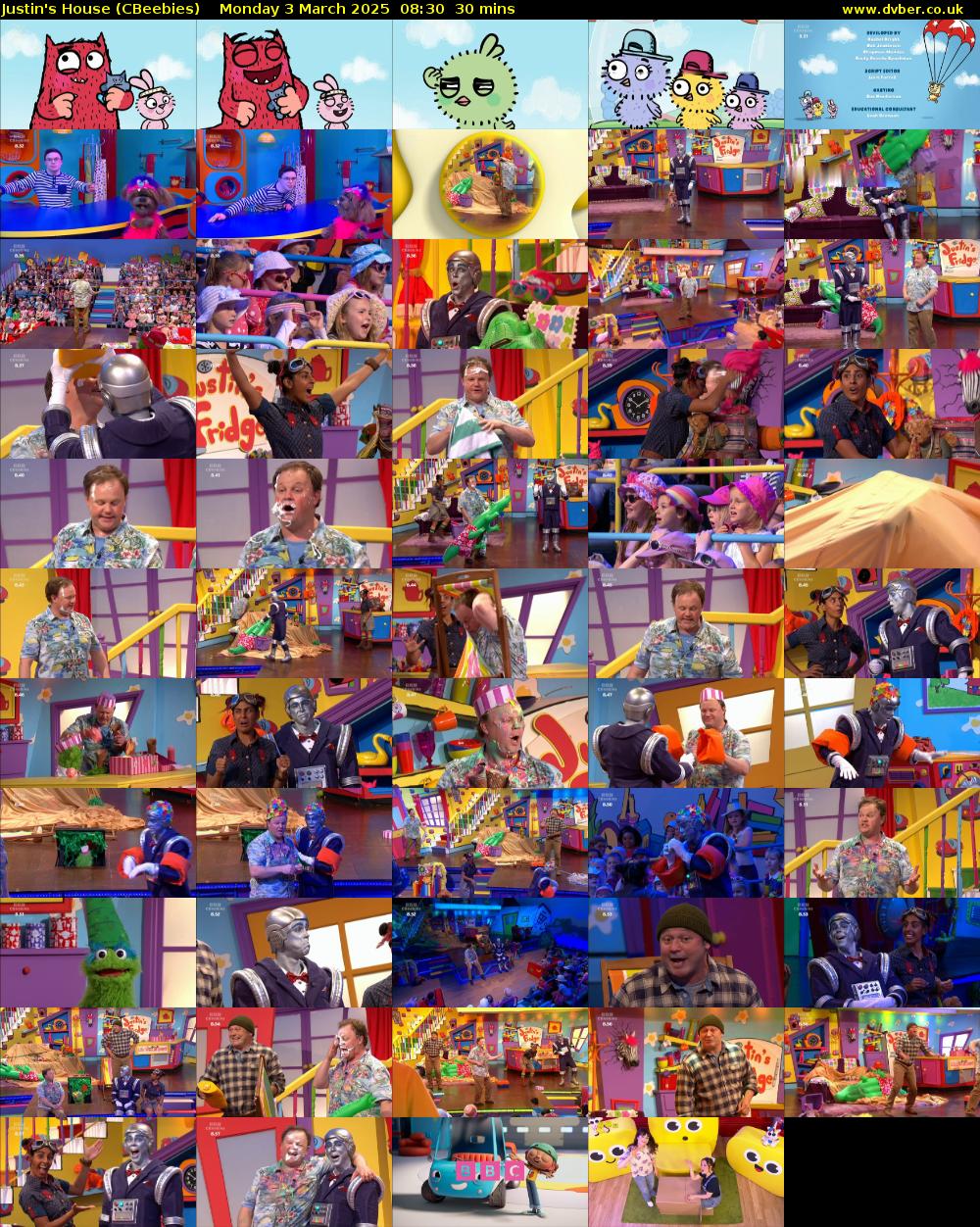 Justin's House (CBeebies) Monday 3 March 2025 08:30 - 09:00
