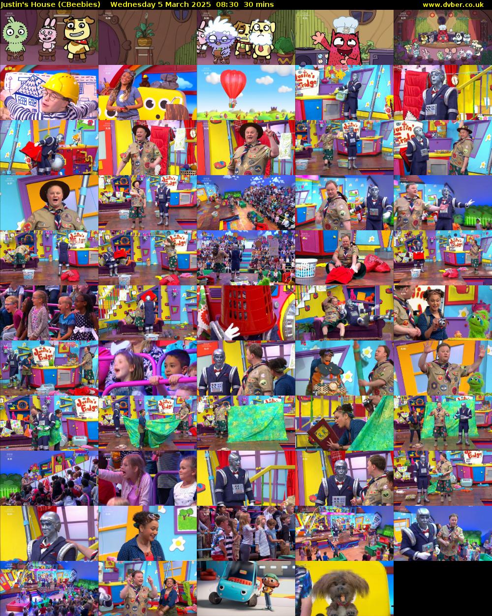 Justin's House (CBeebies) Wednesday 5 March 2025 08:30 - 09:00