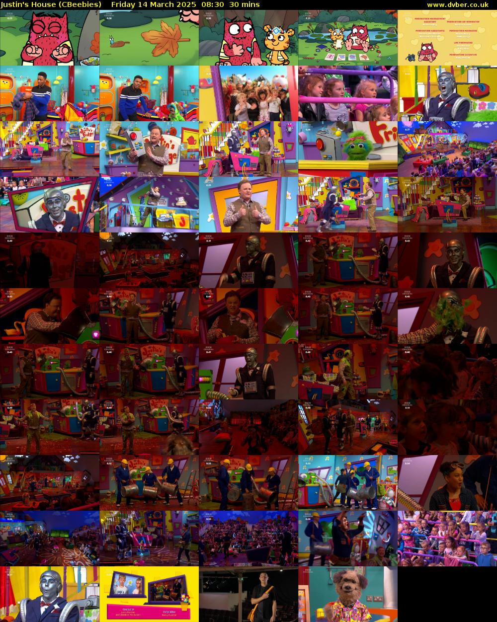 Justin's House (CBeebies) Friday 14 March 2025 08:30 - 09:00
