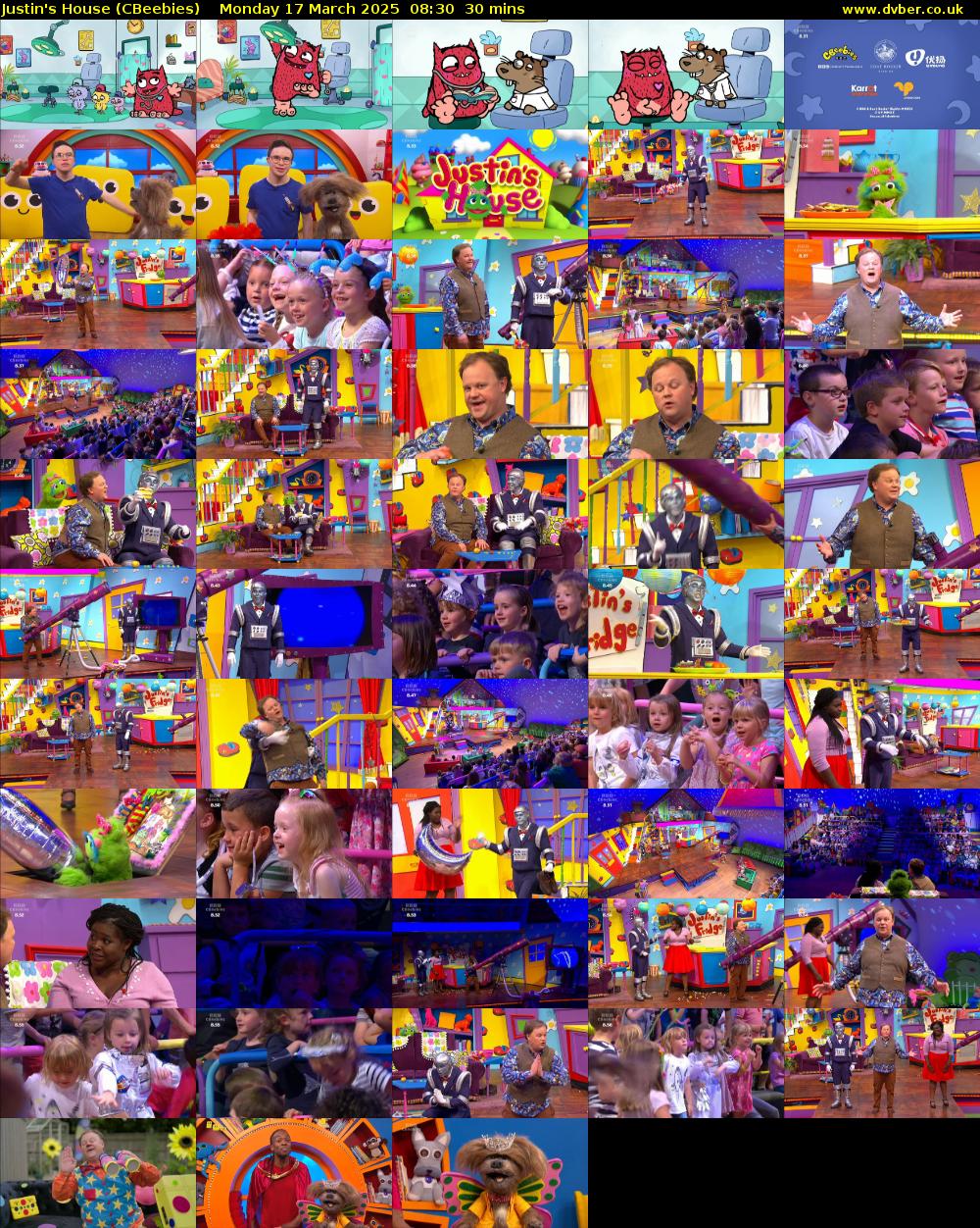 Justin's House (CBeebies) Monday 17 March 2025 08:30 - 09:00