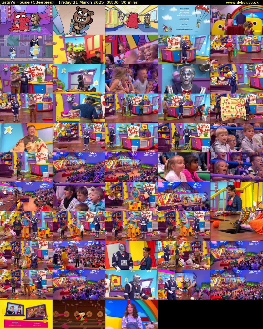 Justin's House (CBeebies) Friday 21 March 2025 08:30 - 09:00