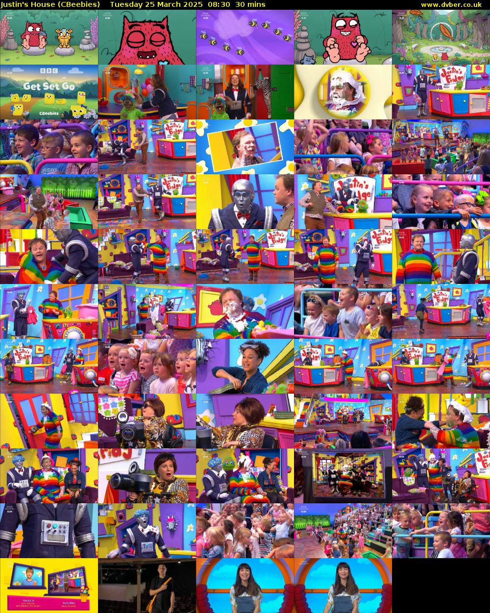 Justin's House (CBeebies) Tuesday 25 March 2025 08:30 - 09:00