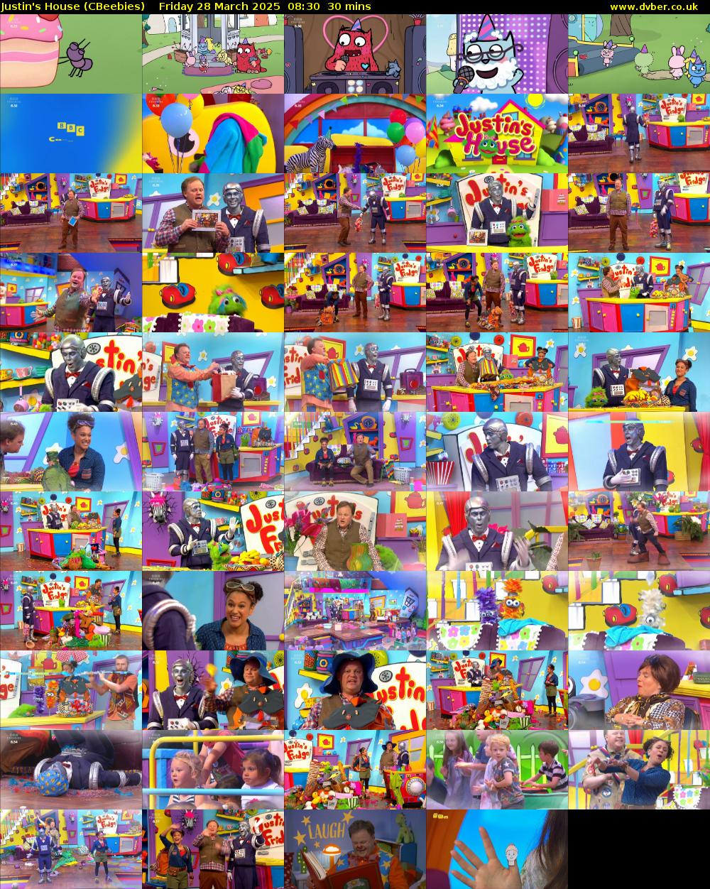 Justin's House (CBeebies) Friday 28 March 2025 08:30 - 09:00