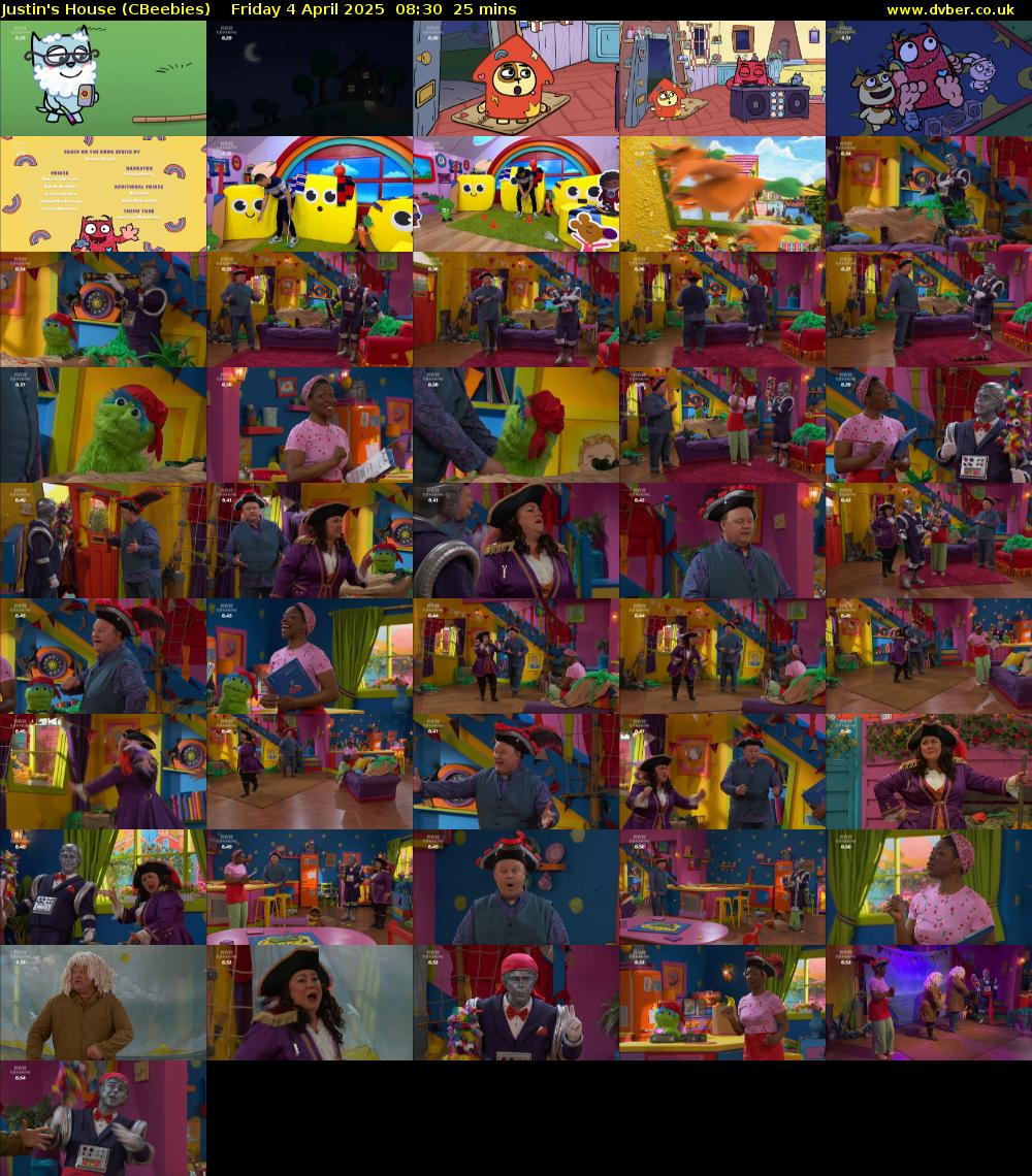 Justin's House (CBeebies) Friday 4 April 2025 08:30 - 08:55
