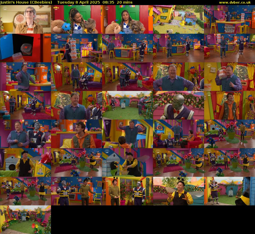 Justin's House (CBeebies) Tuesday 8 April 2025 08:35 - 08:55