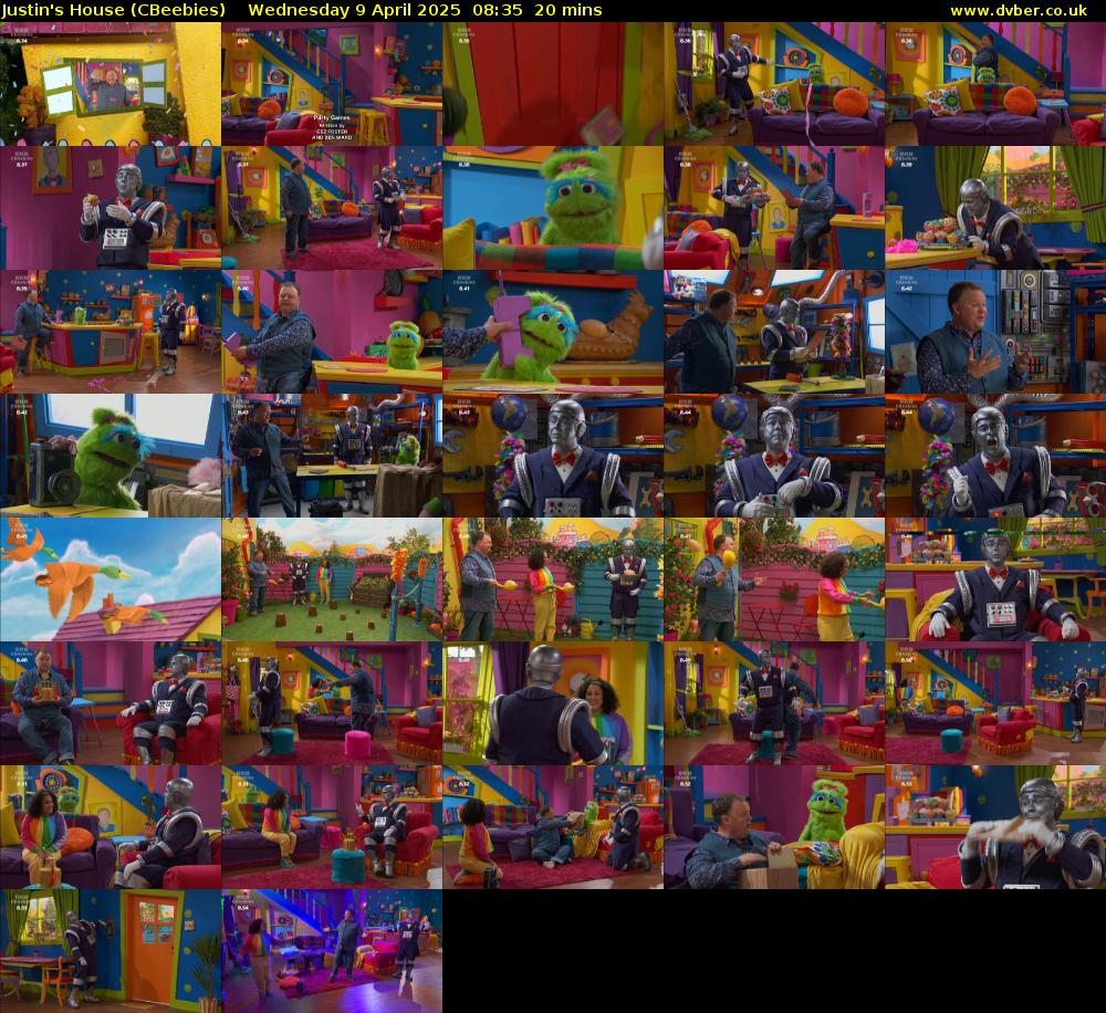 Justin's House (CBeebies) Wednesday 9 April 2025 08:35 - 08:55
