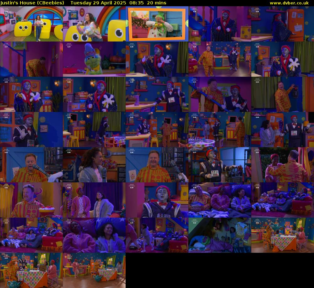 Justin's House (CBeebies) Tuesday 29 April 2025 08:35 - 08:55