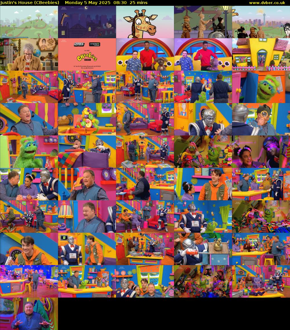 Justin's House (CBeebies) Monday 5 May 2025 08:30 - 08:55
