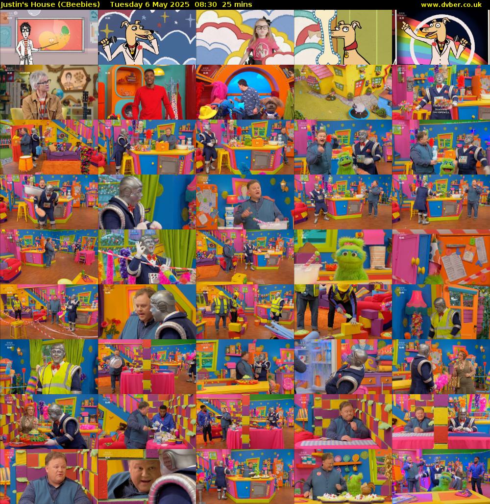 Justin's House (CBeebies) Tuesday 6 May 2025 08:30 - 08:55