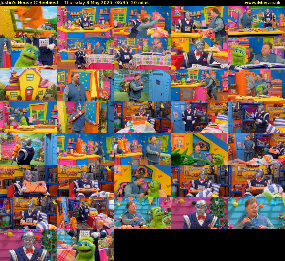 Justin's House (CBeebies) Thursday 8 May 2025 08:35 - 08:55