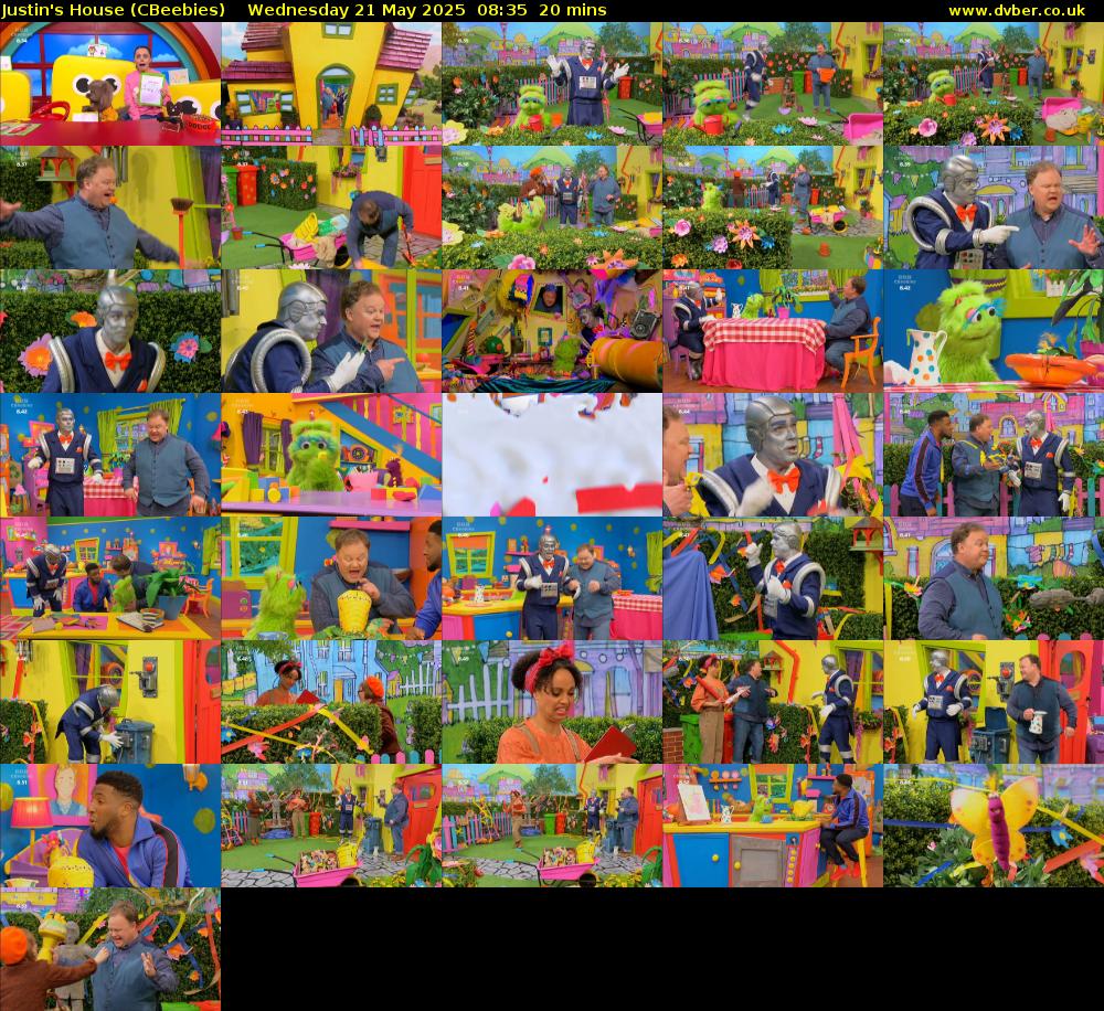 Justin's House (CBeebies) Wednesday 21 May 2025 08:35 - 08:55